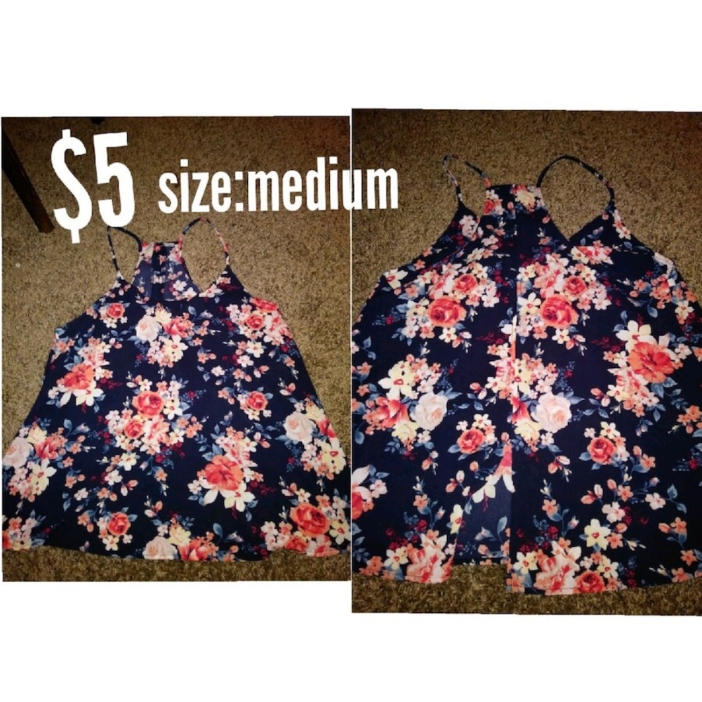 Floral tank top